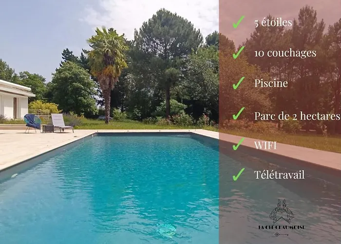 Willa Magnifique 5 Etoiles Avec Piscine Privee Parc 2 Ha *